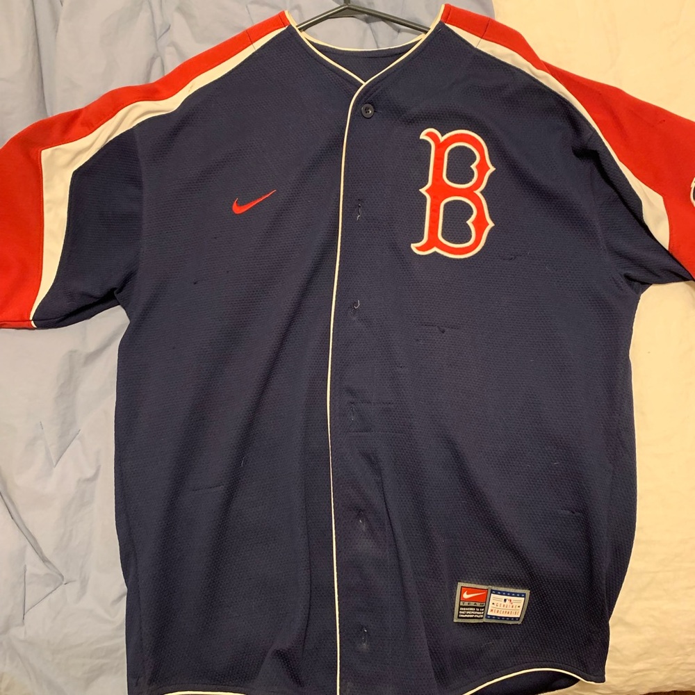 Nike Navy and Red Team Jersey